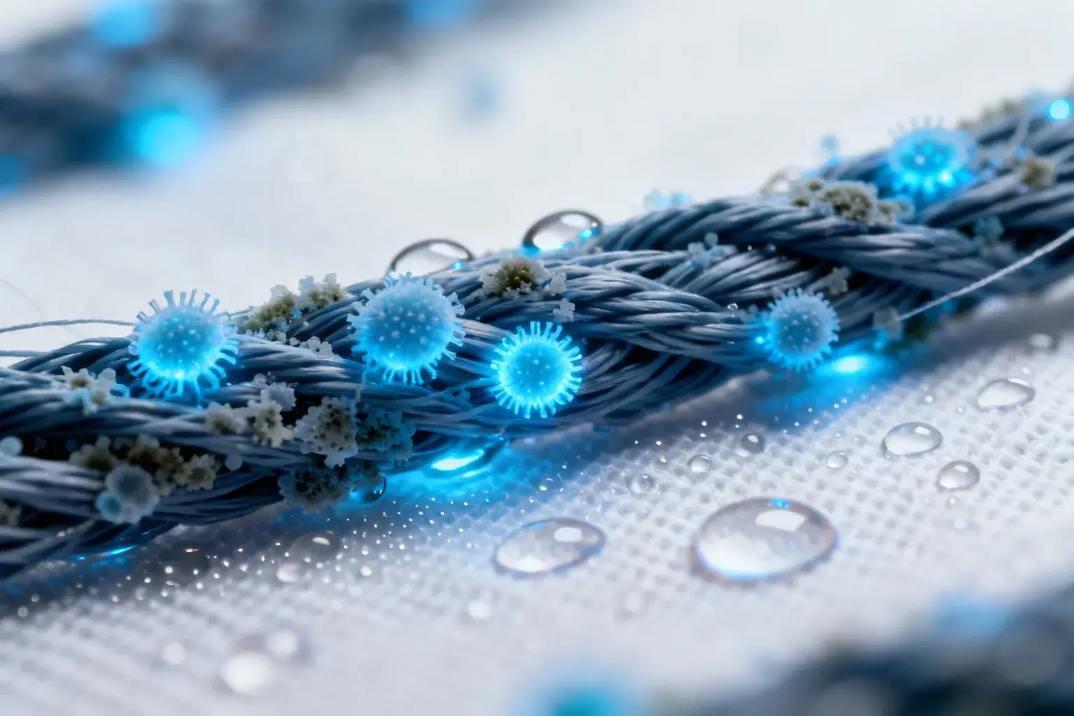 Le seul textile où les bactéries survivent 200 jours après lavage