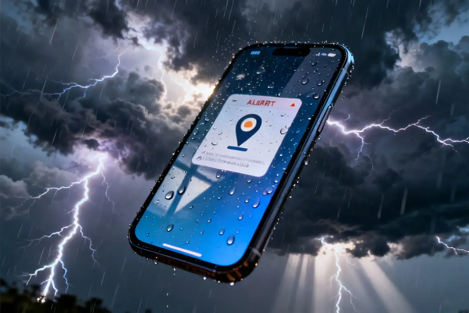 5 départements testent les alertes météo sur smartphone : votre vie va changer