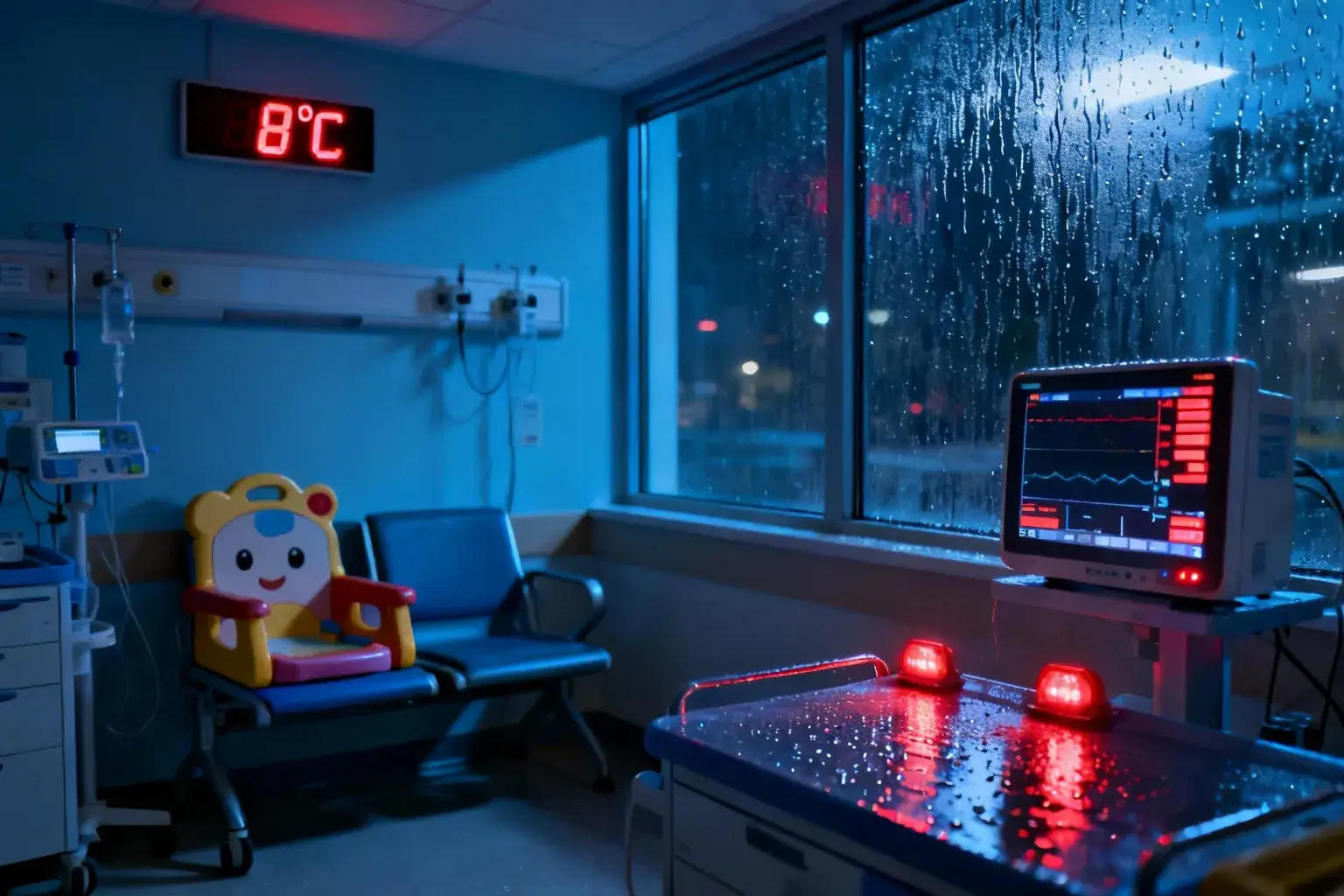 Les appels aux urgences pour enfants ont doublé en Charente-Maritime à cause du froid