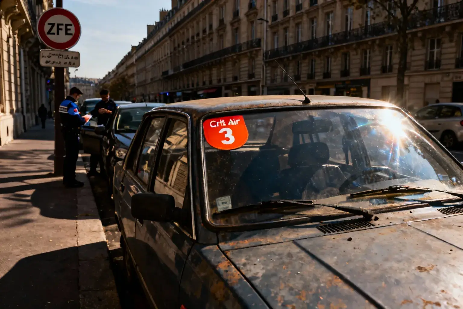 8 millions de Crit’Air 3 risquent 750€ d’amende et le retrait de leur voiture