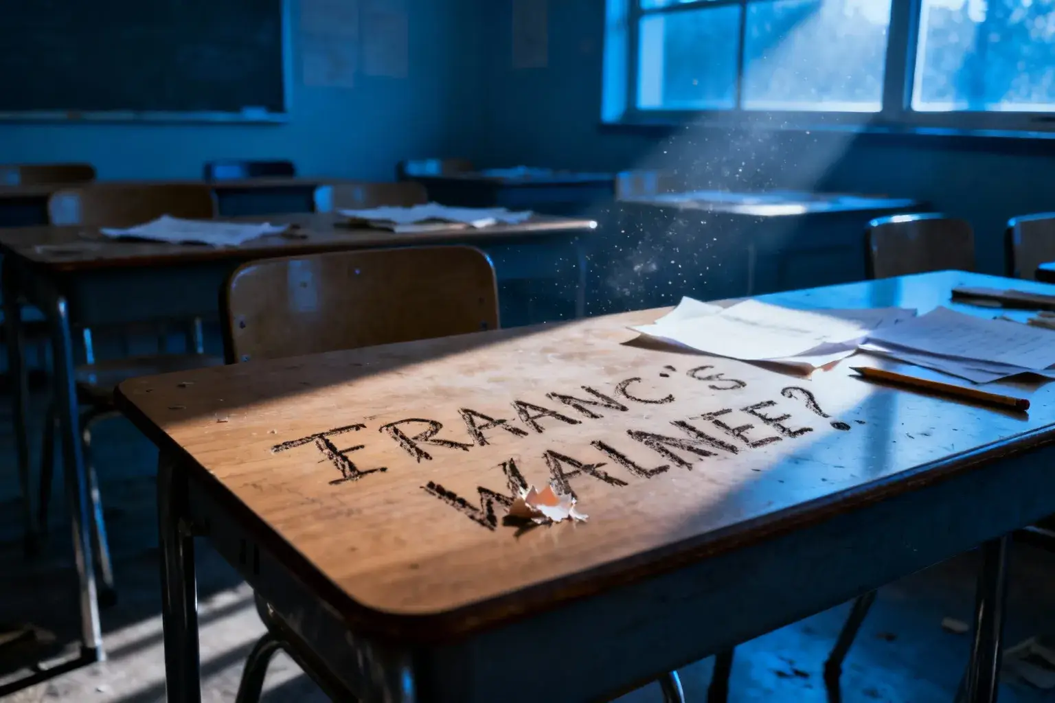 1 établissement sur 5 en France touché par des menaces gravées sur les bancs