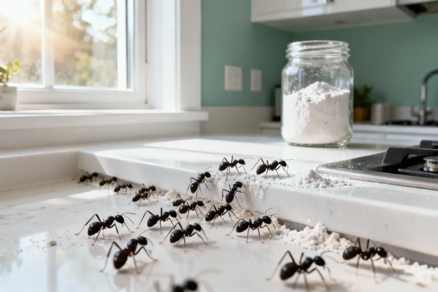 Avec -1,5°C cet octobre, les fourmis envahissent nos maisons mais 3 astuces les stoppent