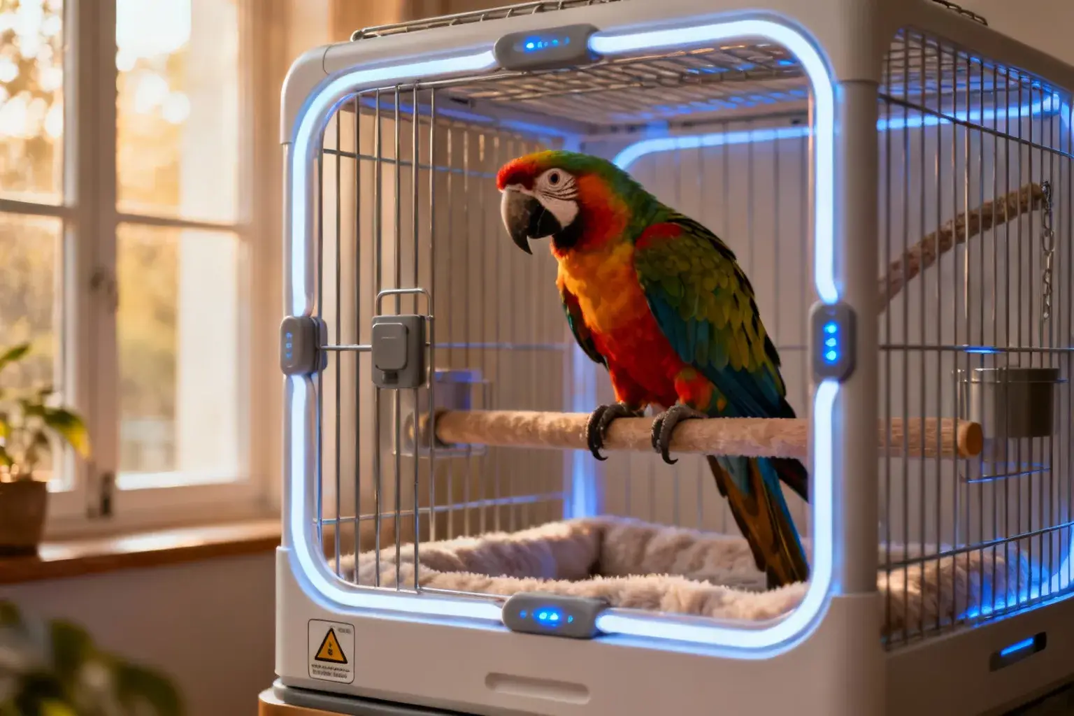 Ce perroquet s’est coincé dans sa cage : l’accident qui révolutionne la sécurité