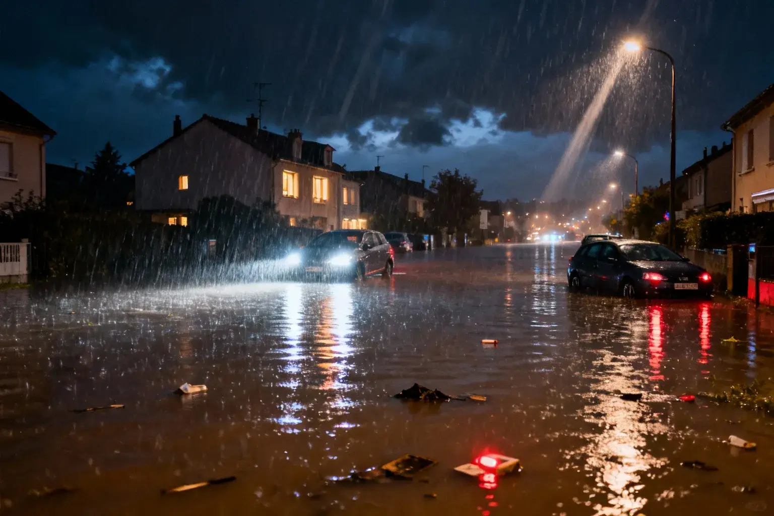 Dans le Var des familles fuient en pyjama sous 255 mm de pluie en une heure