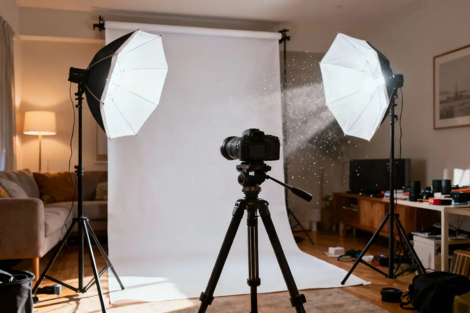 Le seul kit à 149 euros qui transforme votre salon en studio photo professionnel